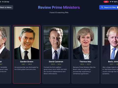 Primeros Ministros Reino Unido