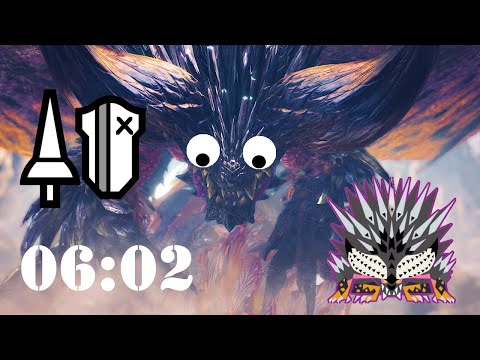 MHW:IB Tempered Ruiner Nergigante Lance solo 6min 2sec (TA wiki)