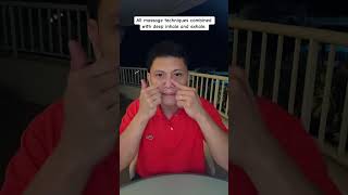 I leaned that doing these massage pressure points help me sleep better and deeper. #insomnia #viral