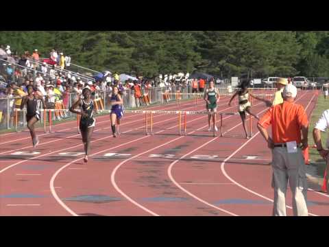 Region II-5A Girls 300 Meter Hurdles Heats 1 & 2.mov
