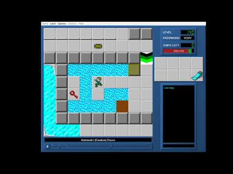 CCLP1 level 140 solution - 824 seconds