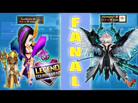 🇰🇷HOWTOPLAY vs TRUEWHALE🇺🇸 | Legend Tournament in SUMMONERS WAR