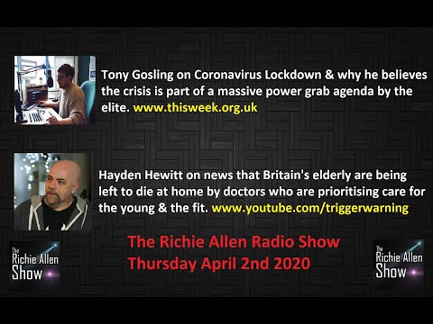 The Richie Allen Radio Show - Thursday April 2nd 2020