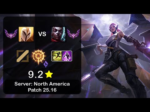 Kayle Mid vs Ekko - NA Master - Patch 25.16