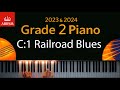 ABRSM 2023 & 2024 - Grade 2 Piano exam - C:1 Railroad Blues  ~ David Blackwell