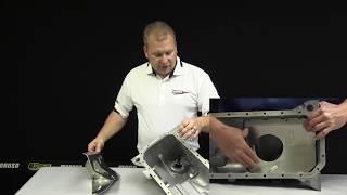 20576 Road Race Oil Pan Ford 5.0 Modular "Coyote" Engines Fox Body Swap - Aluminum - video thumbnail 4
