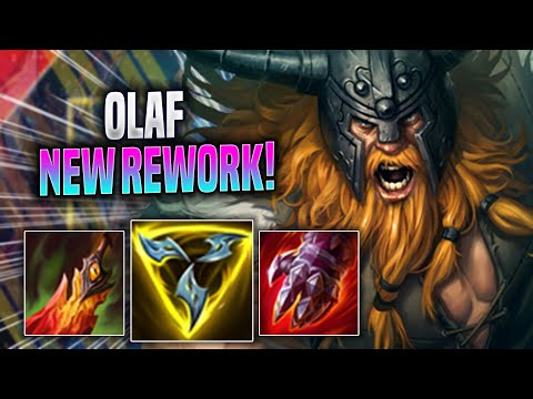 KOREAN CHALLENGER TRIES OLAF WITH NEW REWORK! - Korean Challenger Plays Olaf TOP vs Fiora!
