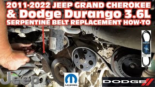 Jeep Grand Cherokee & Dodge Durango 3.6l Serpentine Belt Replacement How-To