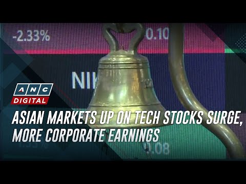 Asian markets up on tech stocks surge, more corporate earnings