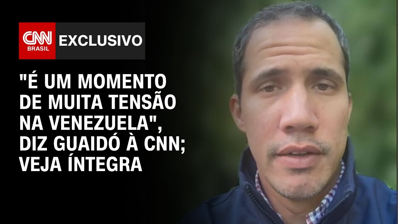 "É um momento de muita tensão na Venezuela", diz Guaidó à CNN; Veja íntegra | CNN 360º