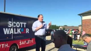 Chad Airhart at Scott Walker Iowa HQ Grand Opening