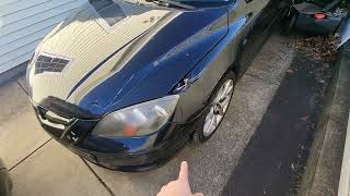 2008 Mazda Mazdaspeed 3 part out. walk around and engine rev up