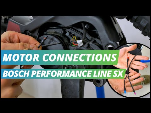 Connections on the Bosch Performance Line SX motor | EBIKE24