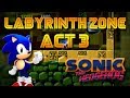 Sonic The Hedgehog Labyrinth Zone Act 3 Sega Mega Drive Genesis 1080p 60fps