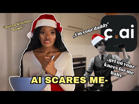 I CALLED A TOXIC AI MAFIA BOSS WHILE BAKING CHRISTMAS COOKIES