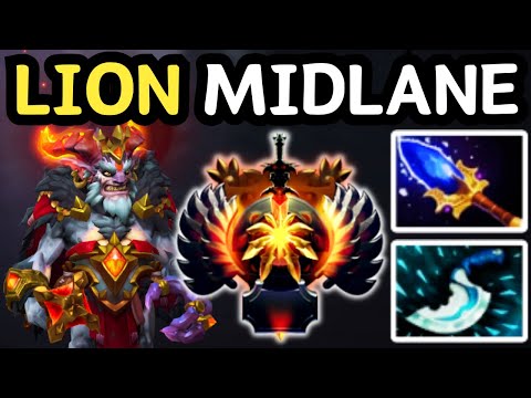 🔥 THE STRONGEST MID BURST HERO IN DOTA 2 💥 — LION MID 🔥