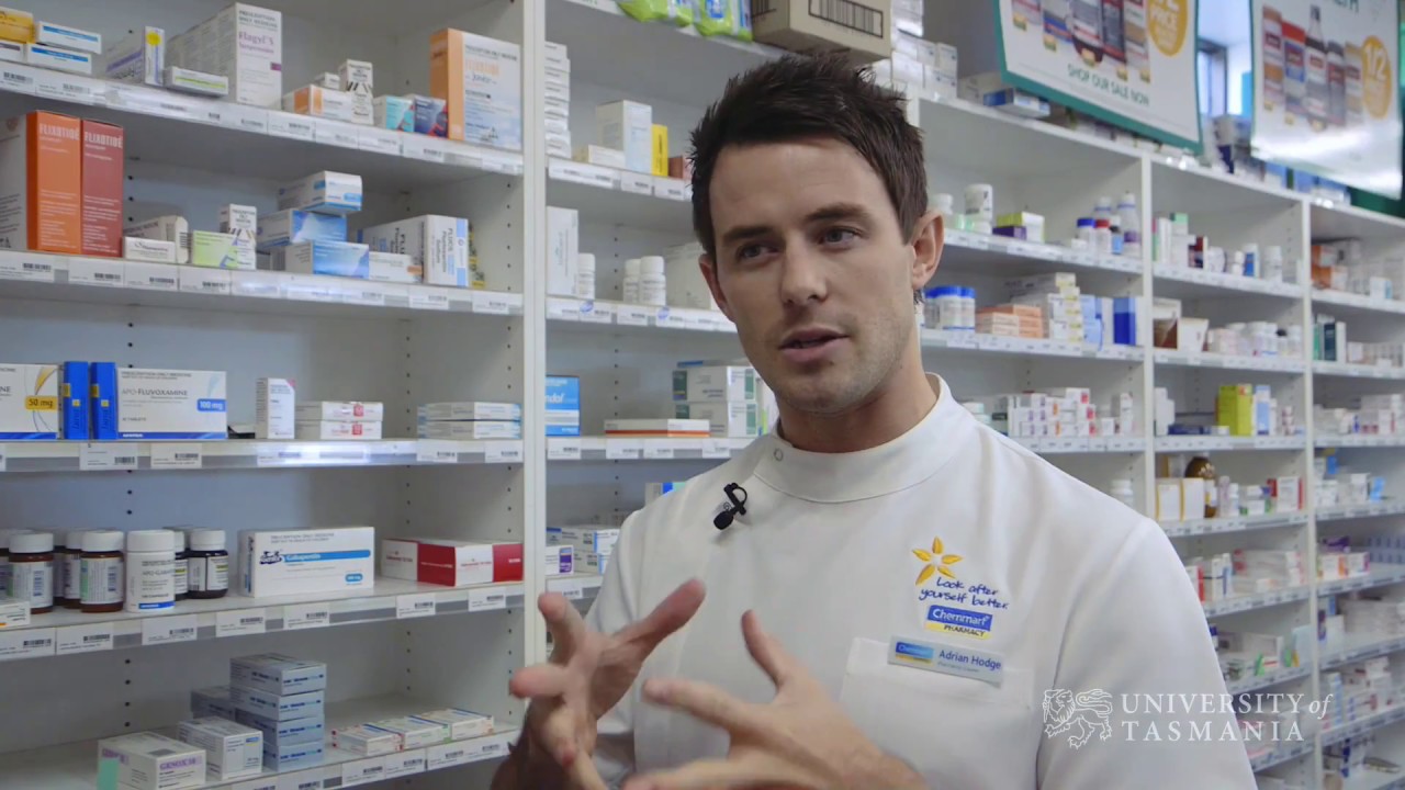 Play video: UTAS Pharmacy Graduate Adrian Hodge, Dodges Ferry