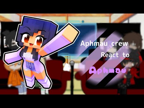 Aphmau crew react to Aphmau || short as Aphmau || cringe || rushed ||  by woofzi !!