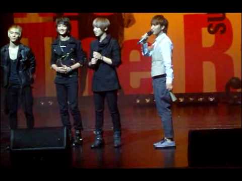 [FANCAM] 100302 Super Junior Leeteuk SHINee Minho love