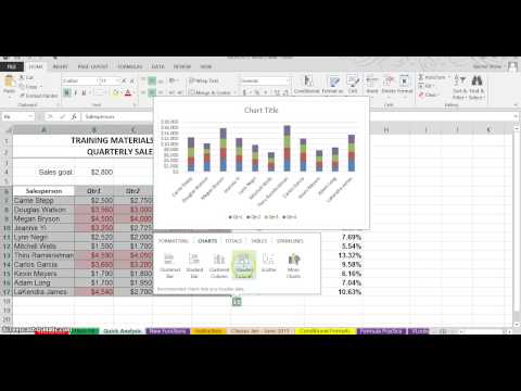 Excel 2013 New Features Demo
