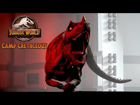Escaping the Ceratosaurus With Baby Dinosaurs | JURASSIC WORLD CAMP CRETACEOUS | Netflix
