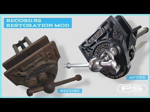 Vintage Vice Restoration Mod || Record no.52 || 1930s - 1940s Carpenters Vice