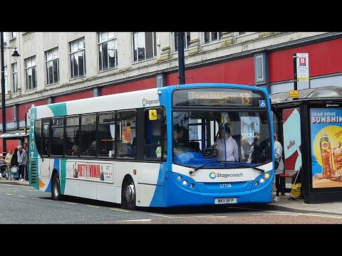 Journey on Route E2 | NK11BFP/27728 - Stagecoach North East: Dennis Enviro 300/Alexander Enviro