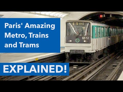 Paris' Transit System EXPLAINED - Paris Metro, RER, Transilien and more!