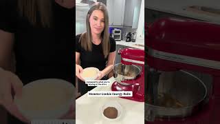 Simple homemade monster cookie energy balls as a simple snack budget friendly for my kids