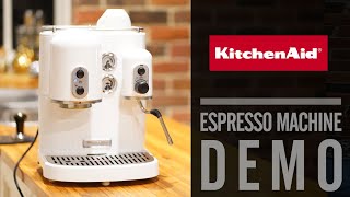 Espresso Resto Demo - Upgraded Kitchen Aid Artisan dual boiler espresso machine
