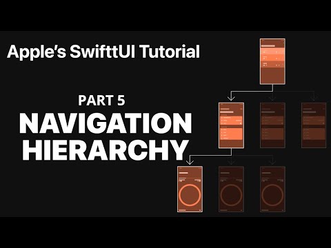 Creating a Navigation Hierarchy  - Following Apple's SwiftUI tutorial PART 5 thumbnail
