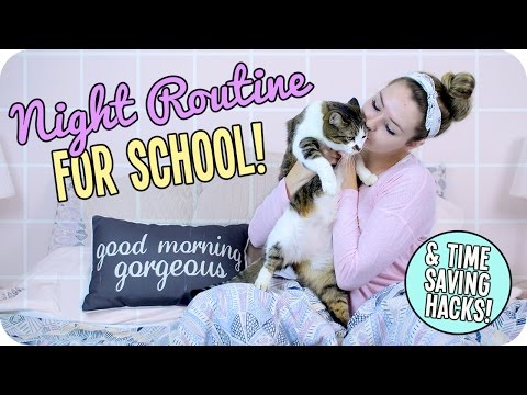 Night Routine for School & Time Saving Hacks!! Video