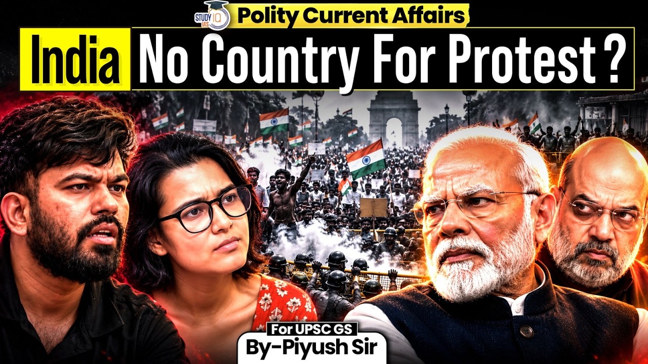Is the Right to Protest Under Threat in India? Indian Democracy Case Study 2026