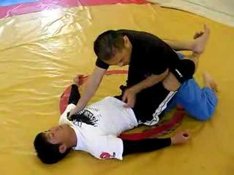 クローズドガードを割ってまたぎのパス(2008-01-05)