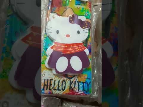 Rubber Multicolor Cute Girl kitty designer back cover