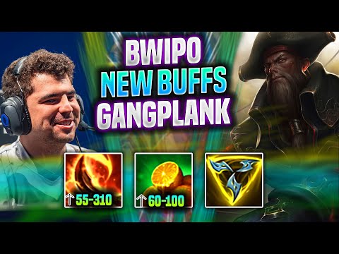 BWIPO TRIES GANGPLANK WITH NEW BUFFS! - TL Bwipo Plays Gangplank Top vs Jayce! | Season 2022