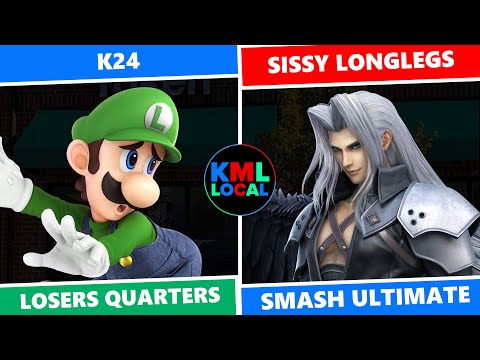 KMLocal 21: Losers Quarters - K24 (Luigi) Vs. Sissy Longlegs (Sephiroth) SSBU