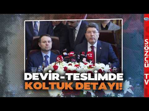 A Detail About the Seating During the Handover Ceremony! The Moments Between Akın Gürlek and Yılm...