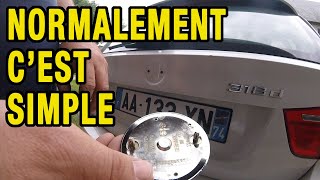 Plus compliqué que prévu : Changer un emblème BMW
