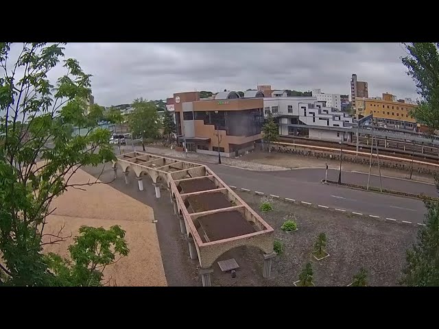 JR当別駅駅前・白樺公園