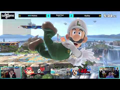 PkChris (Ness) vs GuyGuy (Luigi) | AON Ultimate #160 Grand Final