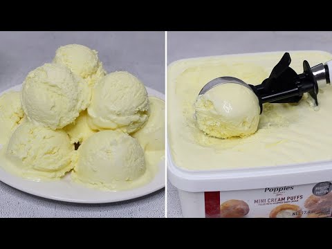 Easy Homemade Vanilla Ice Cream Recipe | Homemade Vanilla Ice cream | Ice cream recipe Bangla