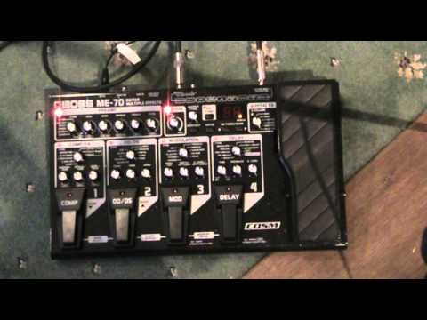 A Review of the Boss M E 70 Multi effect unit's expression pedal.