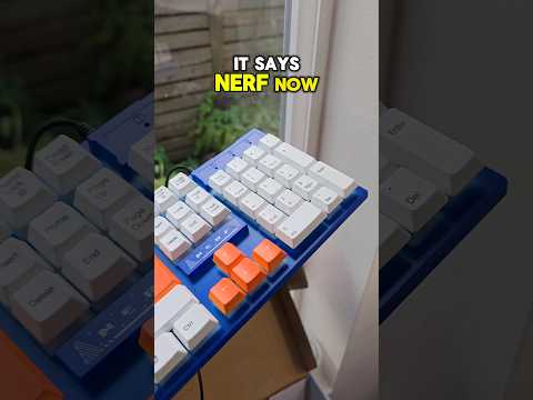 I Tried The Nerf Keyboard...