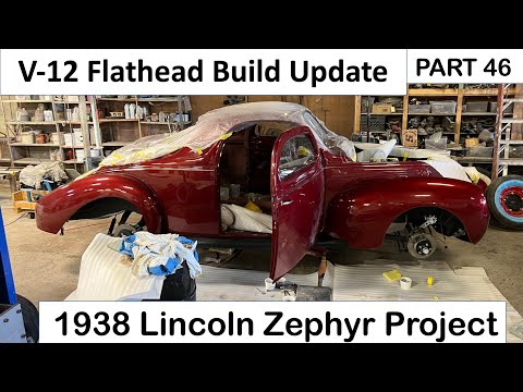 1938 Zephyr Part 46 - Build Update Trim, Taillights, Glass w JB Donaldson.