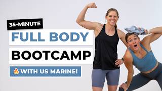 35-Minute FUNCTIONAL Bootcamp Workout (Marine-Inspired Strength)