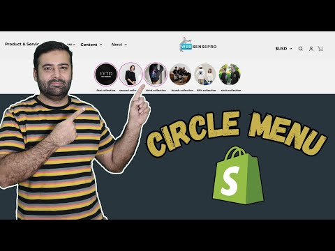 How To Add Circle Menu in Shopify [Without APP]