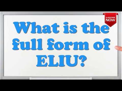 What is the full form of ELIU?