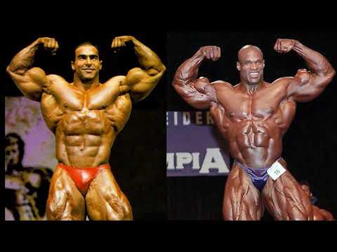 Nasser El Sonbaty (1996 Olympia) Vs Ronnie Coleman (1998 Olympia)
