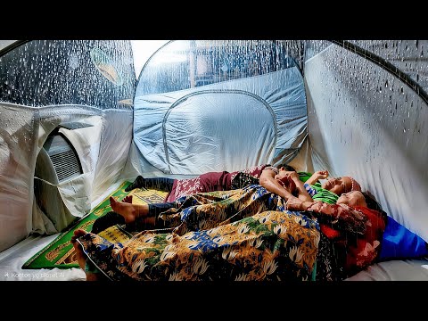 Kehidupan Desa Fasilitas Kota, Bermalam Di Pondok Hutan Hujan Lebat Dan Petir